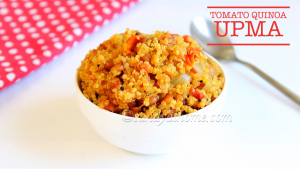 tomato quinoa upma, quinoa upma