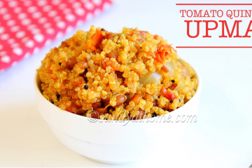 tomato quinoa upma recipe, upma, quinoa upma