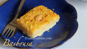 basbousa recipe, egyptian cake