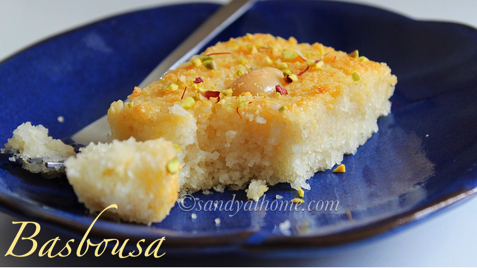 basbousa, semolina cake