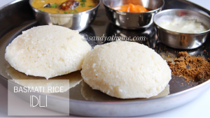 idli varieties, idli with basmati rice