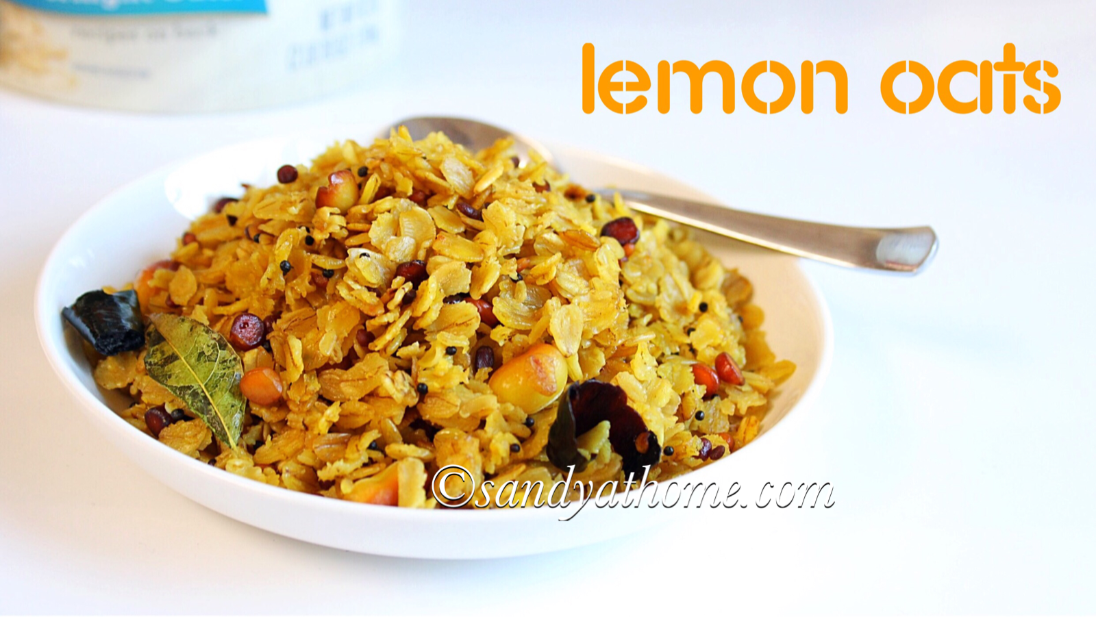 lemon oats recipe, indian oats