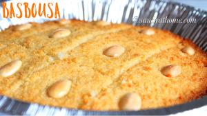 semolina cake, basbousa