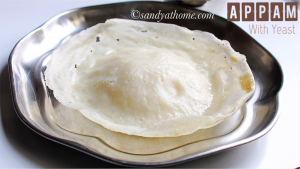 appam recipe, kerala style appam