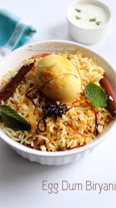 biryani recipe, dum biryani