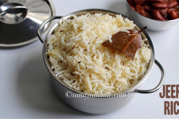 jeera rice recipe, zeera rice