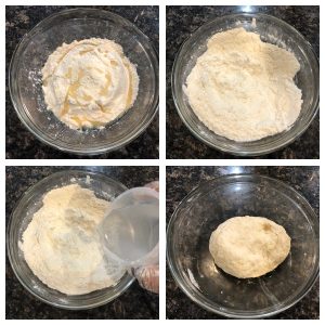 Add all ingredients and knead a soft dough