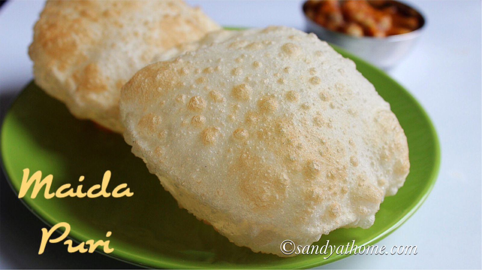 Maida puri recipe, How to make maida poori, Puri recipe