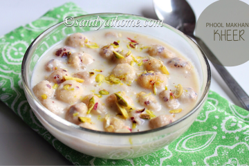 makhane ki kheer, makhane ki kheer recipe