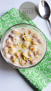 makhane ki kheer, kheer, phool makhane ki kheer