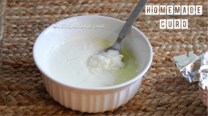 dahi, curd, homemade curd