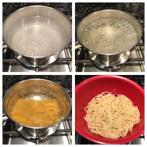 Cook spaghetti