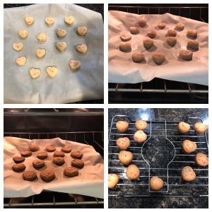 bake heart shaped cookies