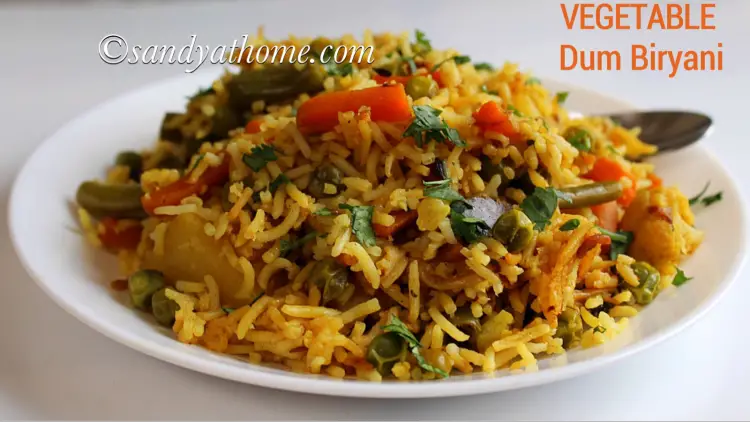 veg dum biryani veg dum biryani