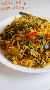 veg dum biryani, dum biryani