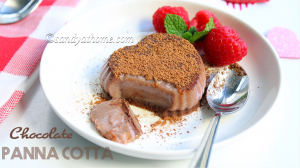 panna cotta, chocolate panna cotta