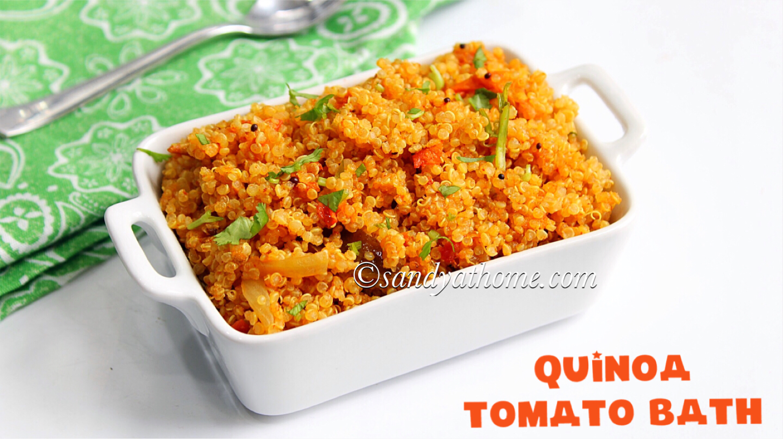 Quinoa tomato bath recipe, Indian quinoa recipes