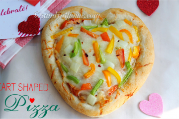 heart shaped pizza