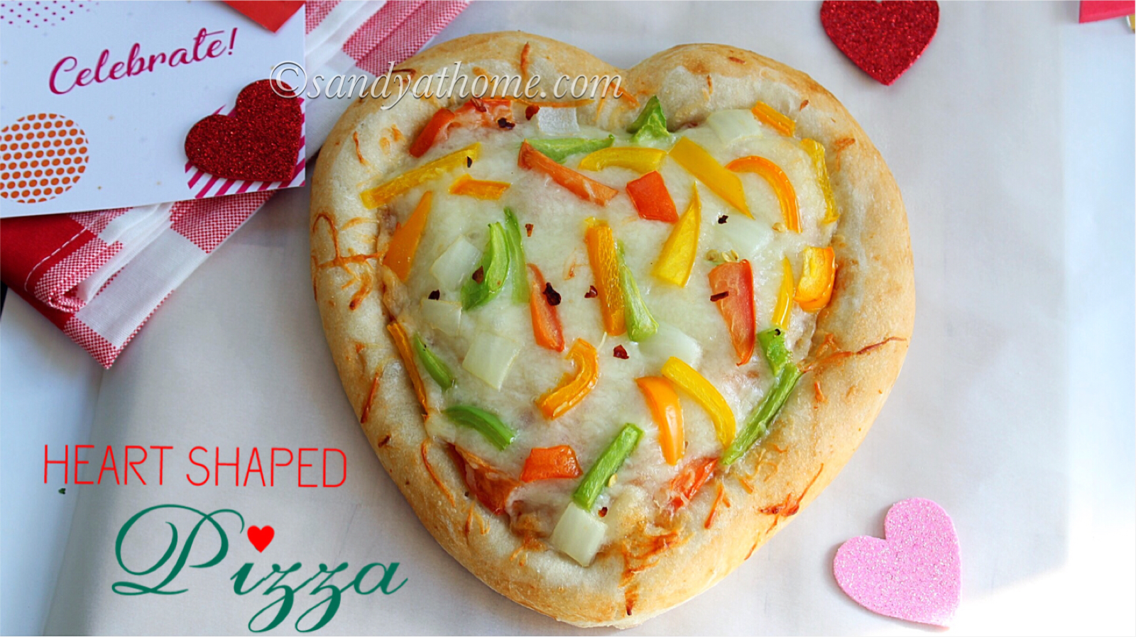 heart shaped pizza