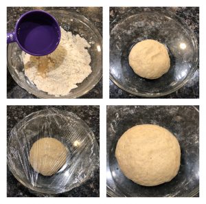 knead a soft dough