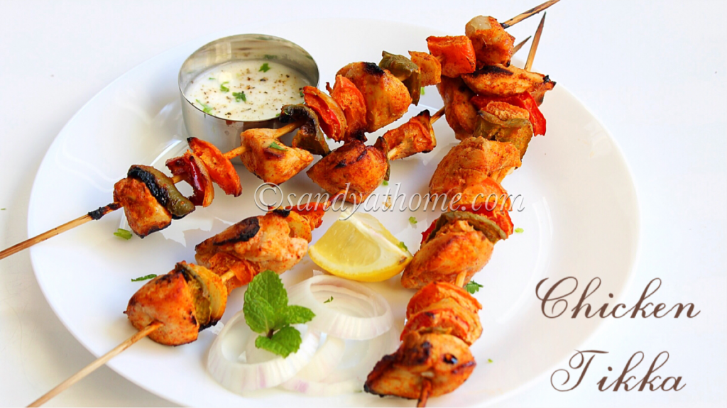 Chicken tikka recipe, How to make chicken tikka Sandhya's recipes