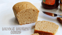 100% Whole wheat bread recipe, Atta bread recipe