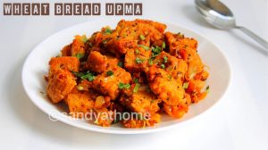 wheat bread upma, upma