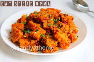 wheat bread upma, upma