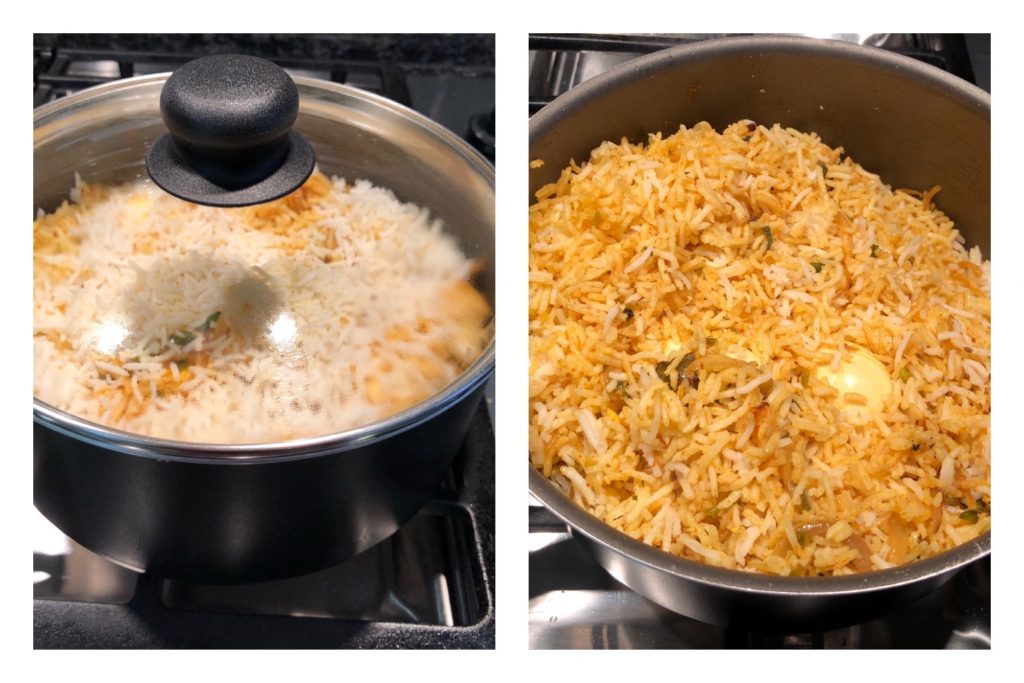 Instant egg biryani recipe, Street food egg biryani - Sandhya's recipes