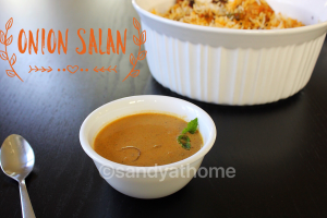 salan, side dish for biryani