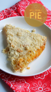 apple crumble pie recipe