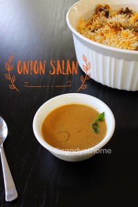 restaurant style salan, onion salan