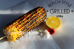 Beach style corn, corn