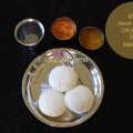 Idli, chutney, sambar