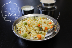 proso millet upma, millet upma