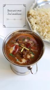 dal makhani, Instant pot dal makhani