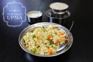 millet recipes, upma