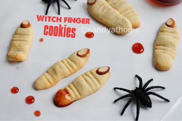 witch finger cookies, cookies