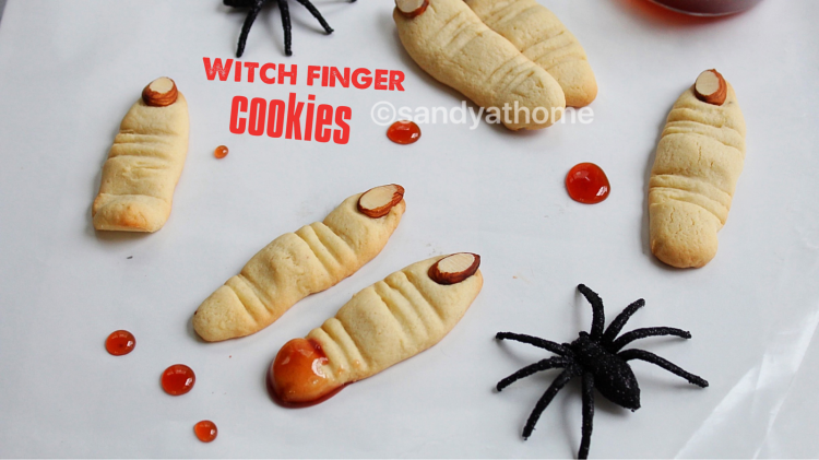 witch finger cookies, cookies
