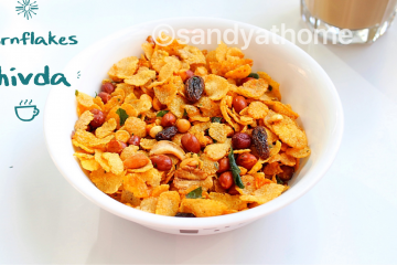 Cornflakes chivda, Cornflakes mixture recipe, mixture