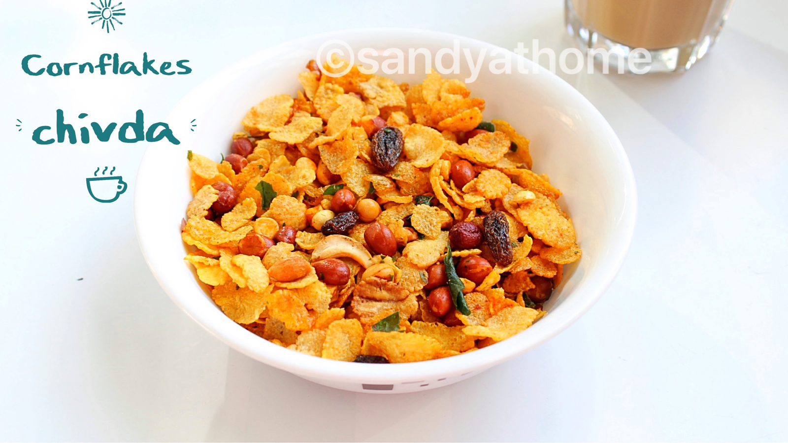 Cornflakes chivda, Cornflakes mixture recipe, mixture