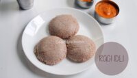 Ragi idli recipe, How to make ragi idli