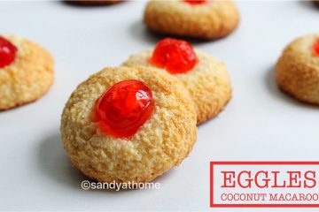 eggless coconut macaroons