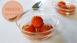 gulab jamun with paneer