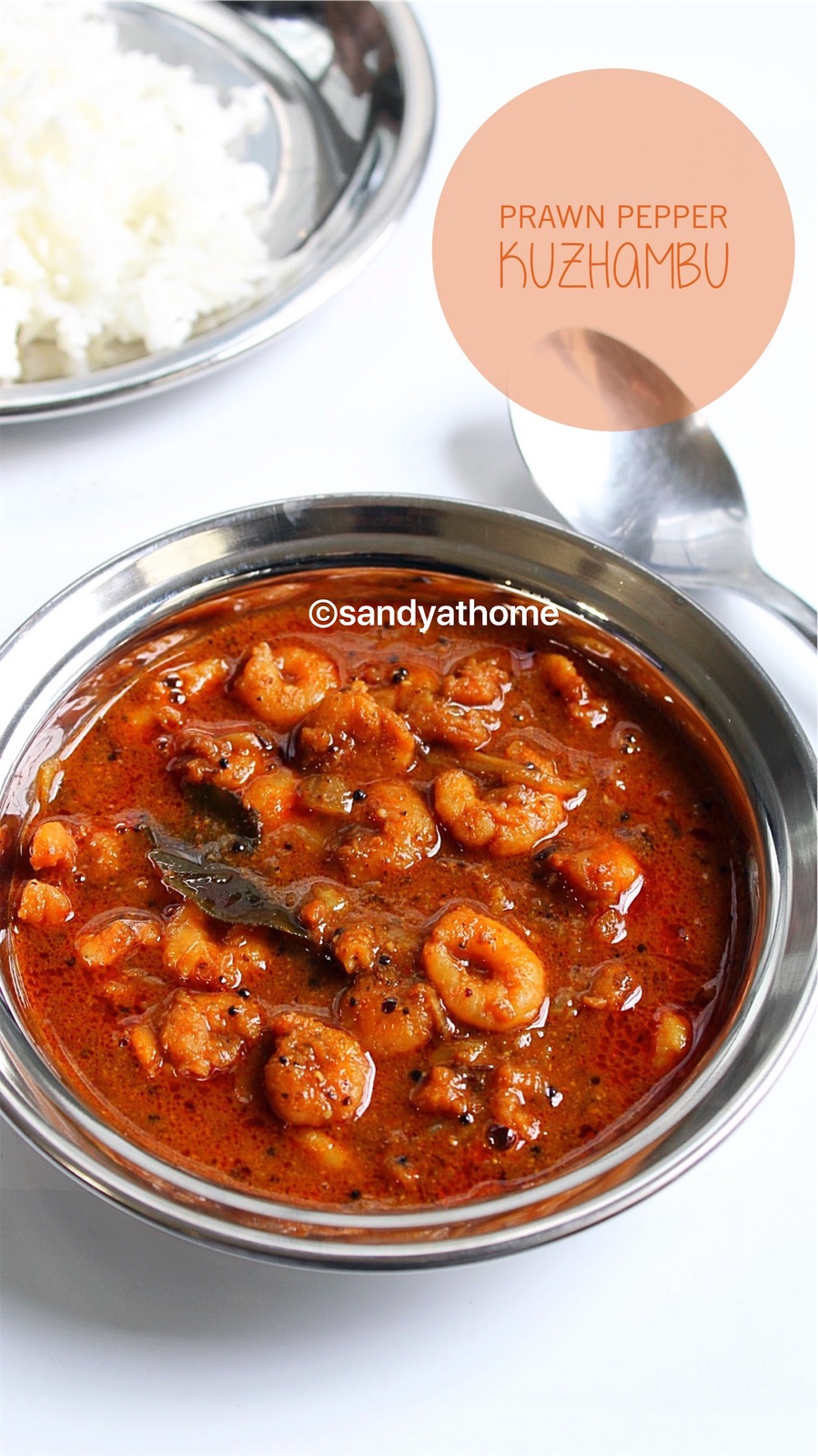prawn pepper kuzhambu recipe Sandhya's recipes