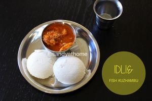 Idli, Fish kuzhambu