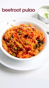 beetroot pulao