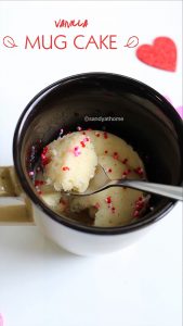 Microwave mug cake recipe