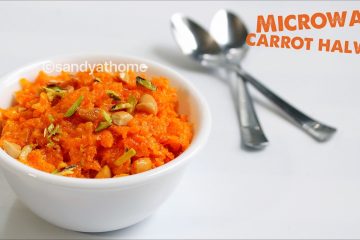 microwave gajar ka halwa