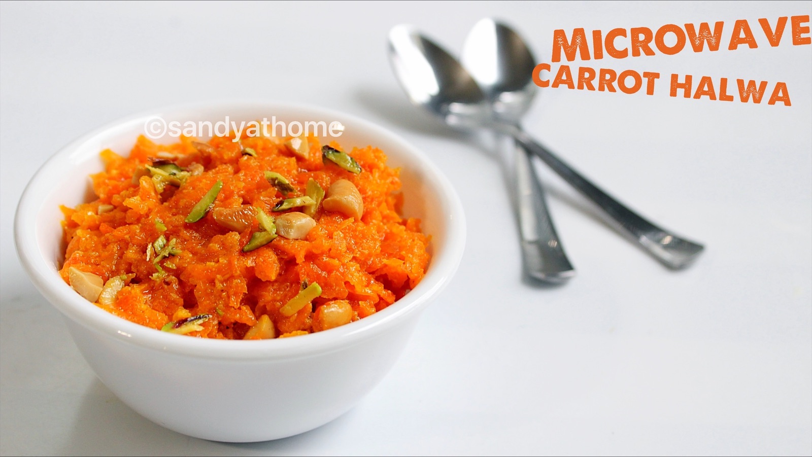 Microwave carrot halwa, Gajar ka halwa in microwave